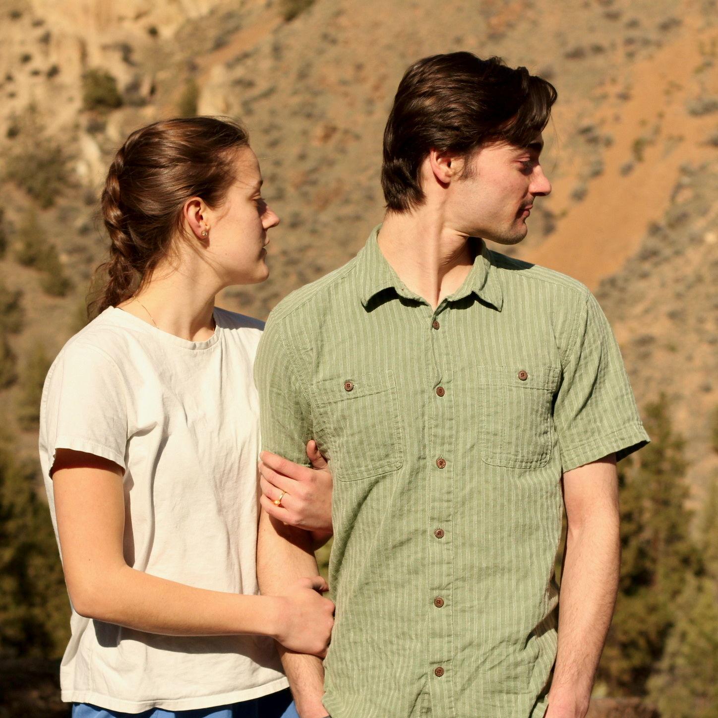 Our engagement at Smith Rock in March.