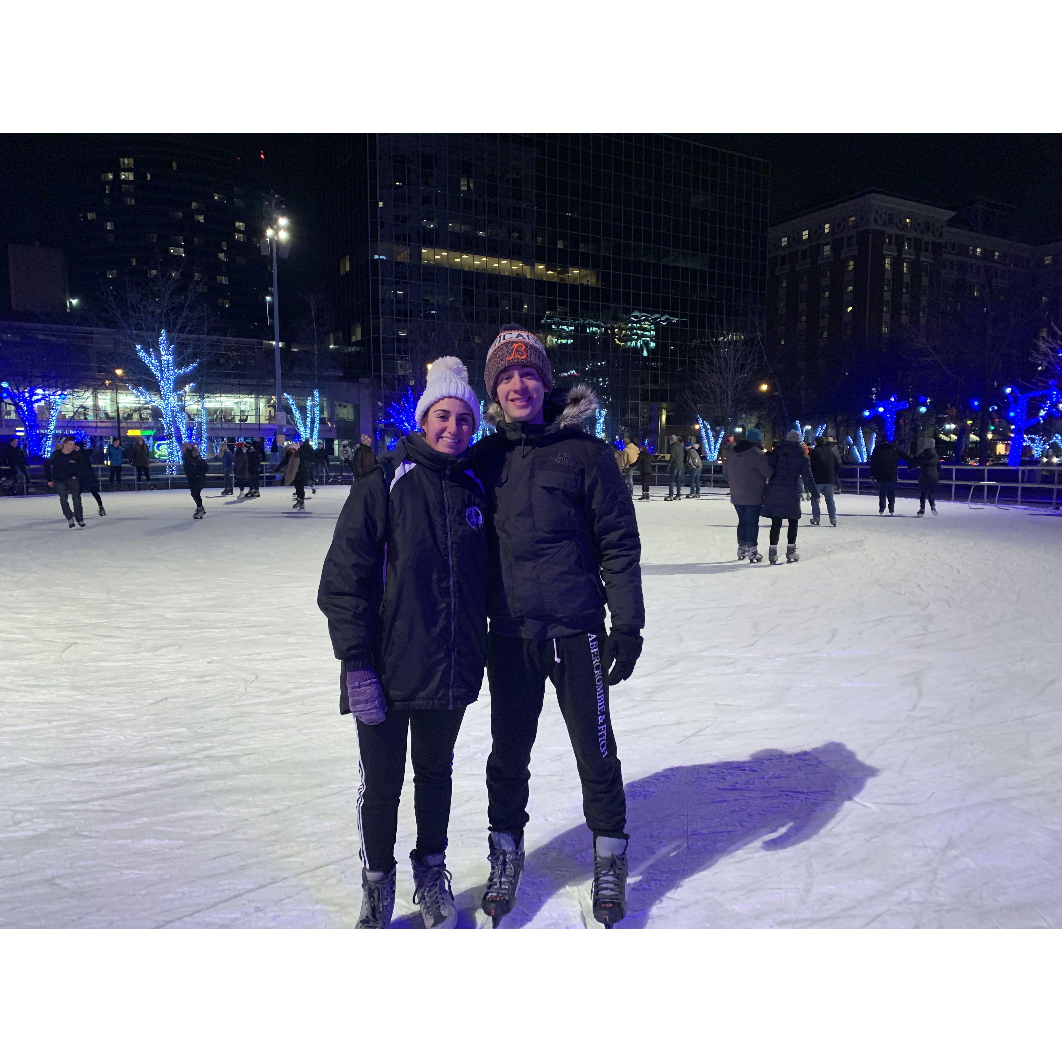 January 2019 - Getting to know each other during our first winter together in Michigan