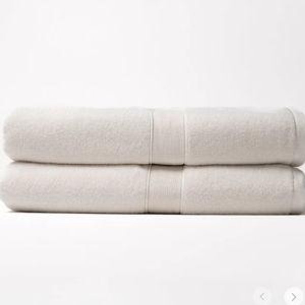 Luxe Bath Towels in Seashell - Set of 2
