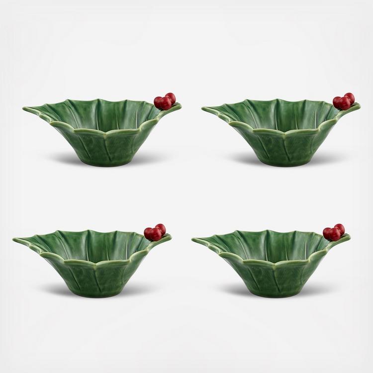 Set de 3 assiettes à dessert Maria Flor Bordallo Pinheiro