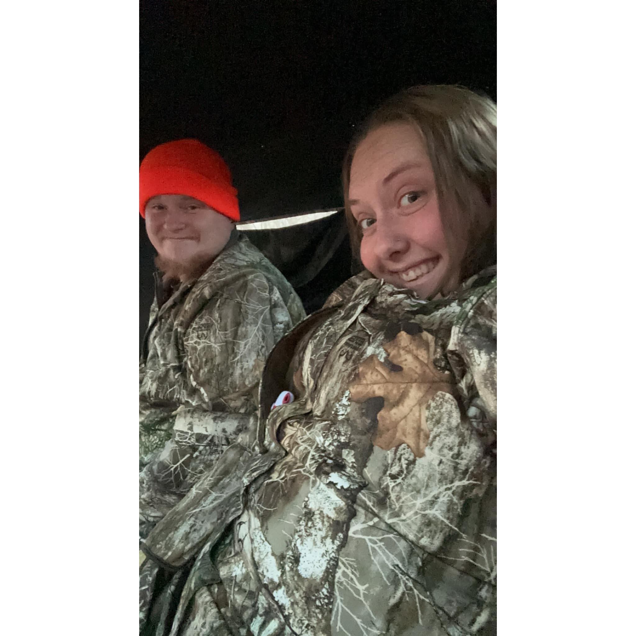 Very cold hunting day