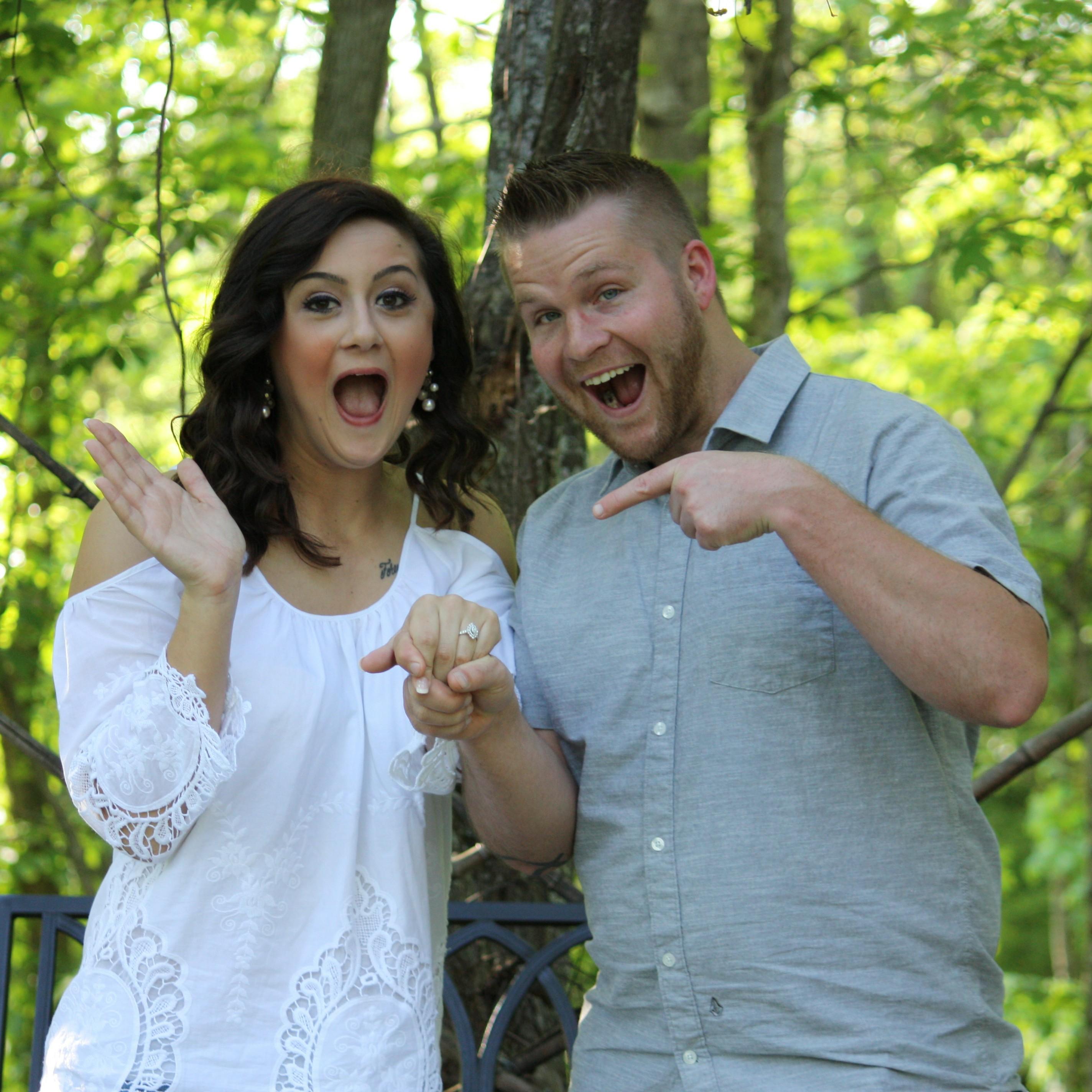 Wow! Look at the ring, he did good!