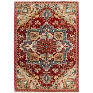 Ridgefield Red 8 ft. x 10 ft. Indoor Area Rug
