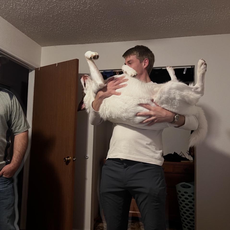 Lennon, dad and Logan
