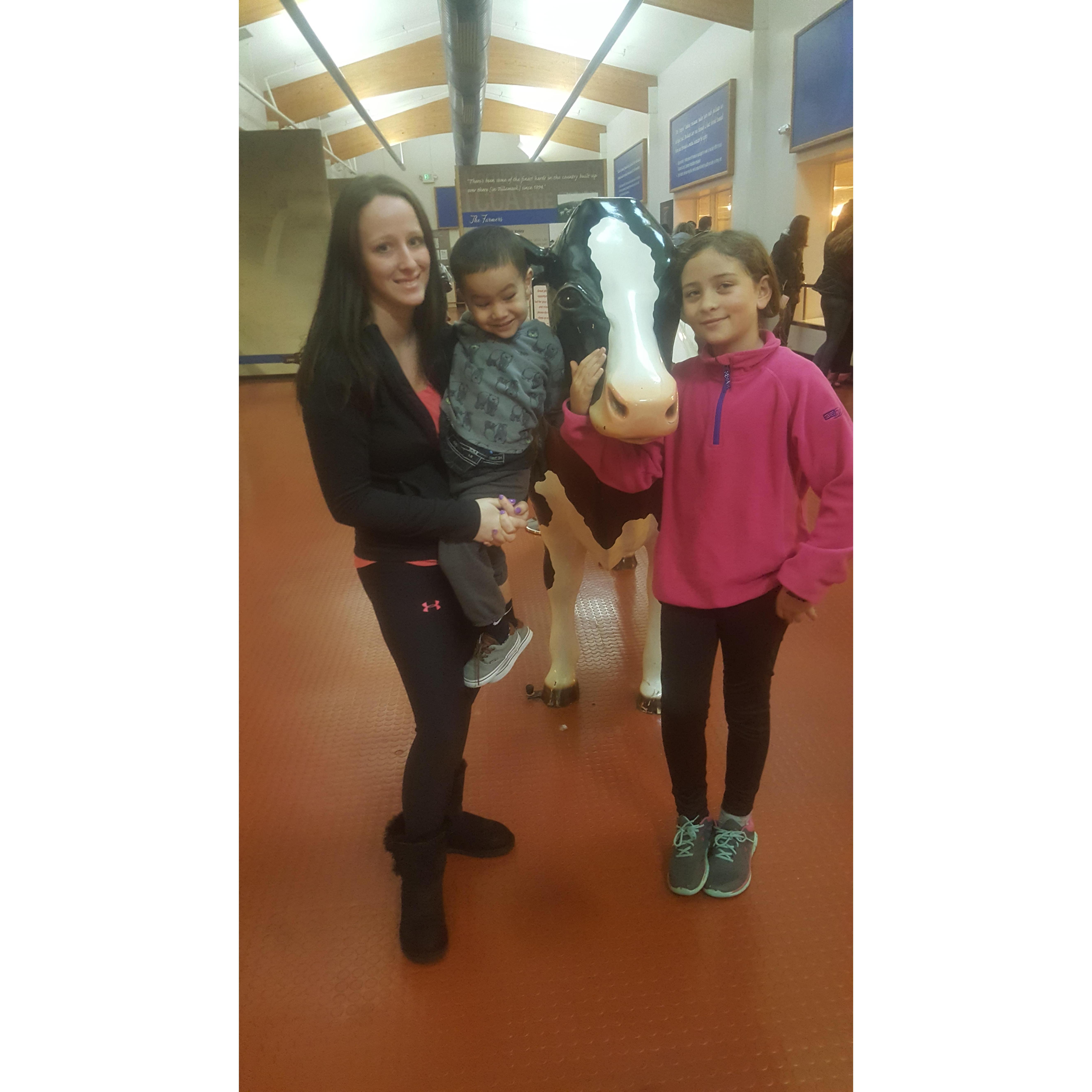 Our niece Alix and nephew Sovann