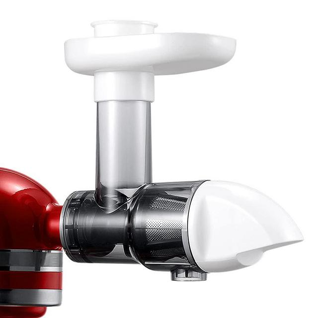 Masticating Juicer Attachment for KitchenAid Stand Mixers, Masticating Juicer, Slow Juicer Attachment for KitchenAid Mixers, Classic White