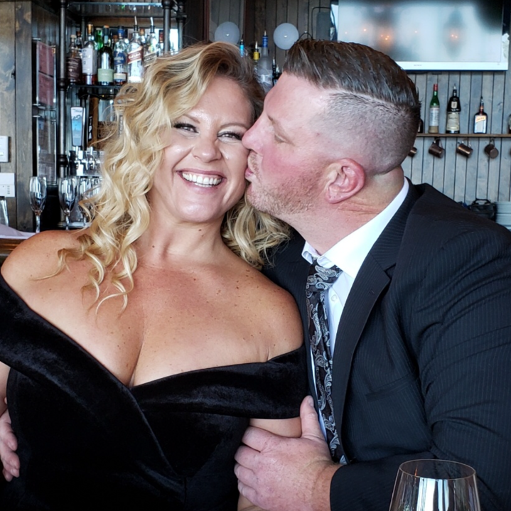 At our friends' Mike & Jess's wedding, April 2019 - Tahoe