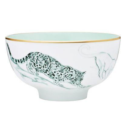 Hermes Carnets d’Equateur Felines Medium Bowl