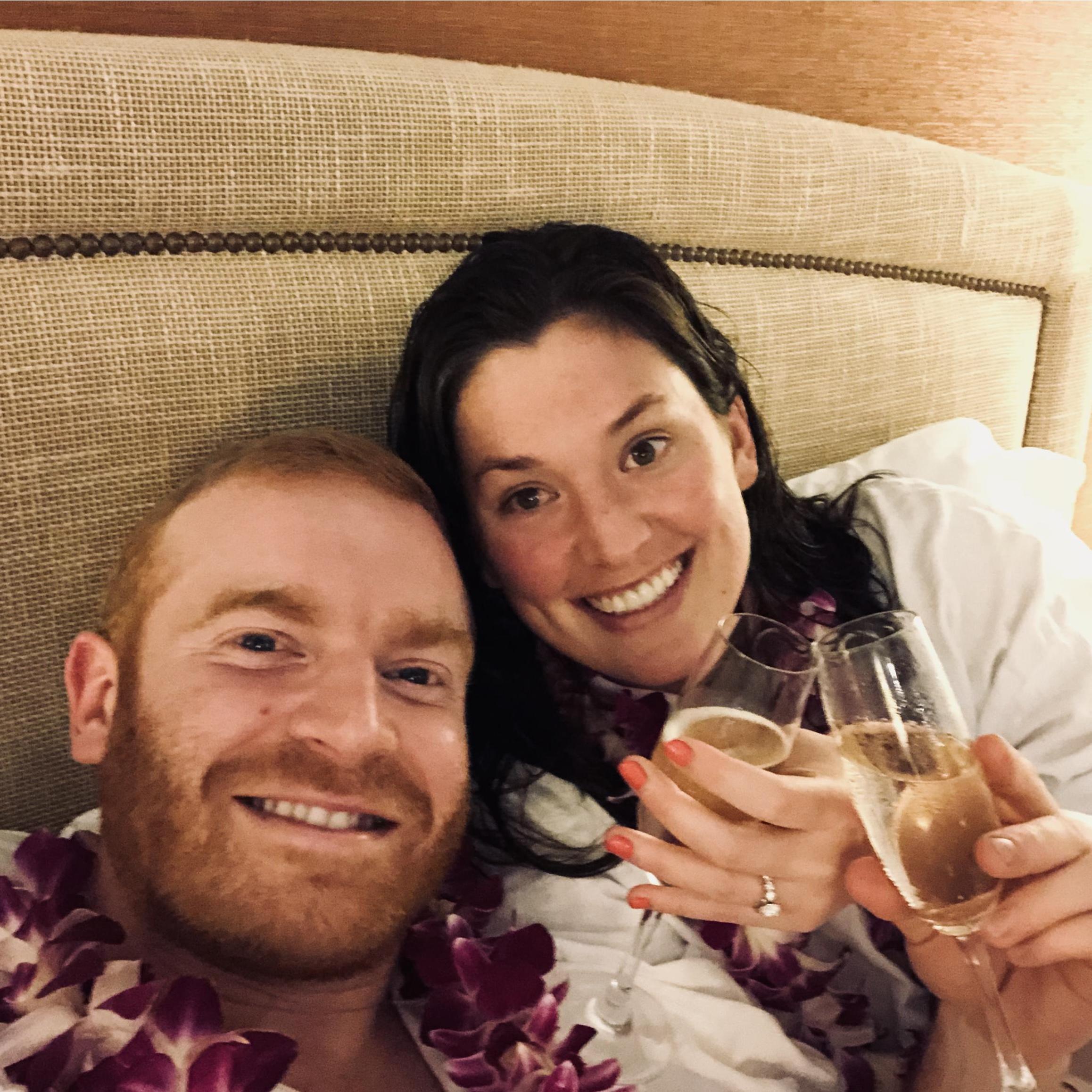 engaged in Hawaii!