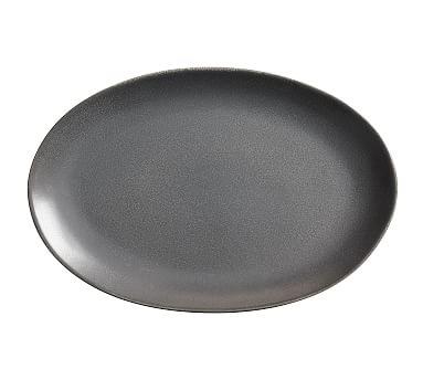 Mason Stoneware Oval Serving Platter - Charcoal