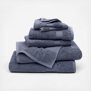 Plush 6-Piece Organic Bath Towel Set