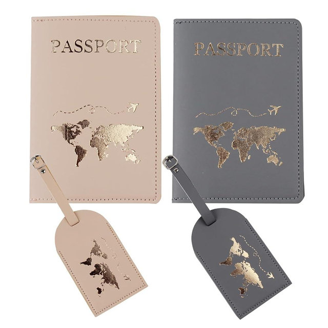 Mr and mrs passport covers and luggage tags gift,Slim Waterproof Passport Case,couple passport holderort Wallets Travel Holder Set,Honeymoon Gift,Couple Travel Luggage Tags,Wedding Bridal