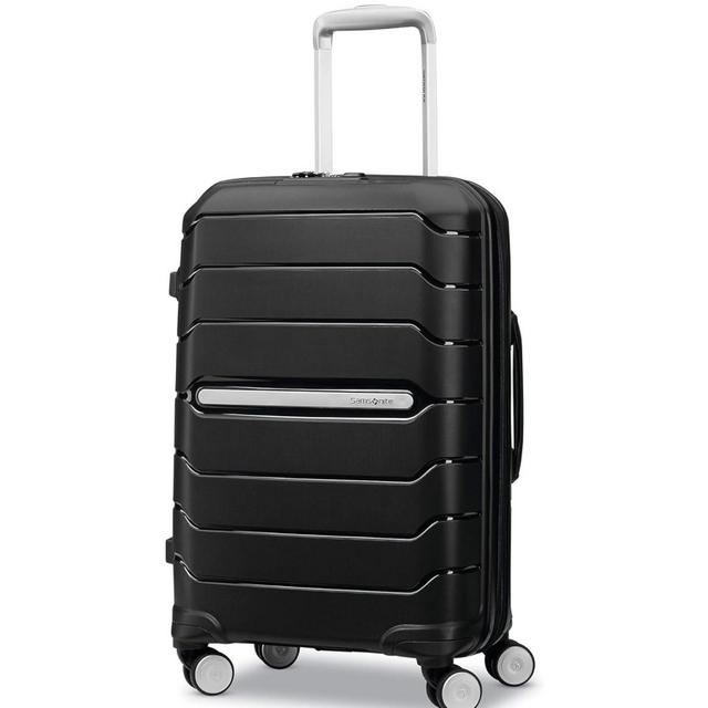 Samsonite Freeform Hardside Expandable with Double Spinner Wheels, Carry-On 21-Inch, Black