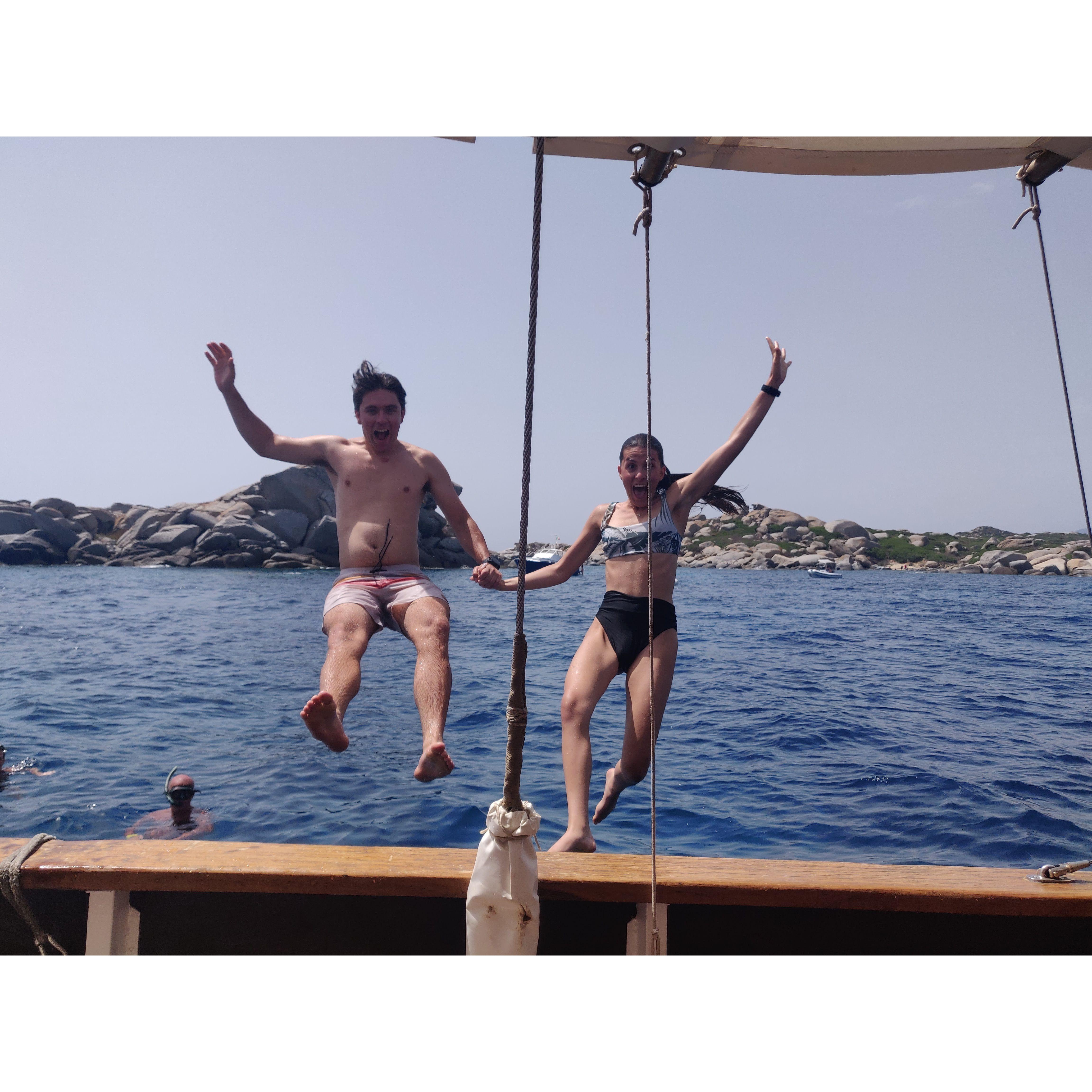 Trip to visit/meet Jeroen's family in the Netherlands and Sardinia, Italy 2021.