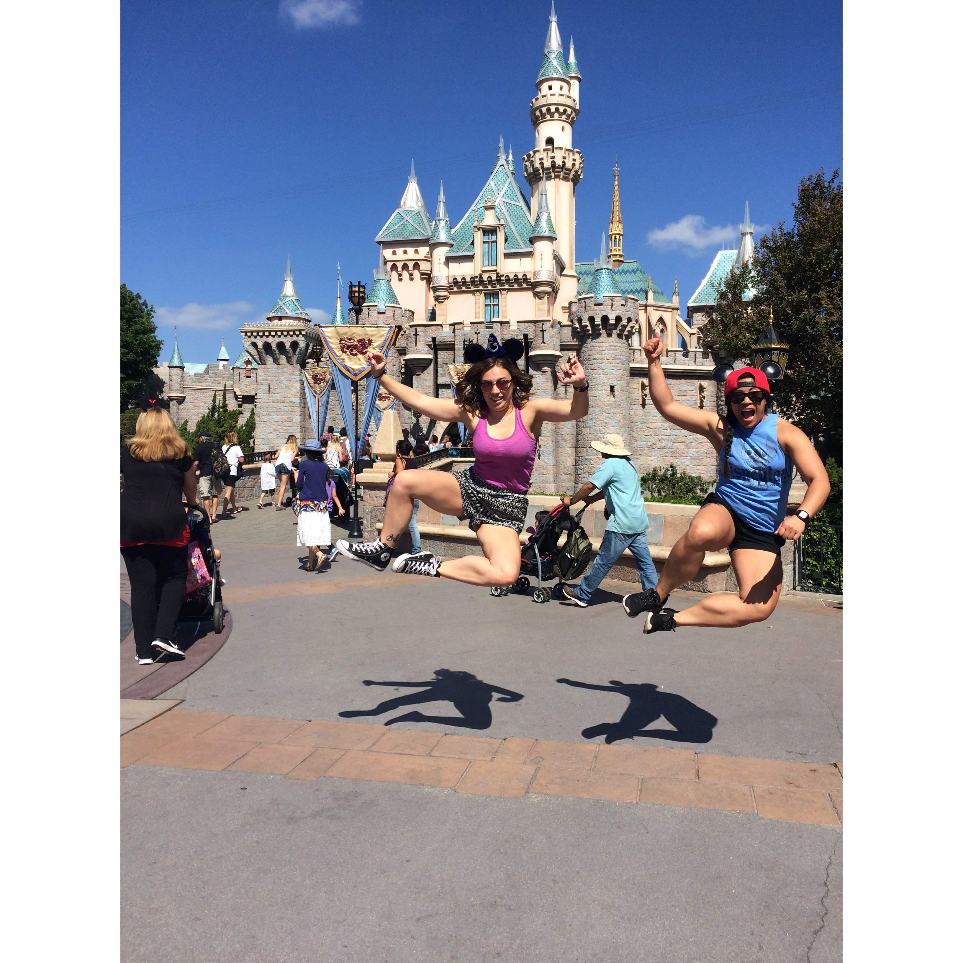 We have been to Disneyland many times together, but this was the first in October 2016 (still just friends). Photographer shoutout to Joey Ruiz!