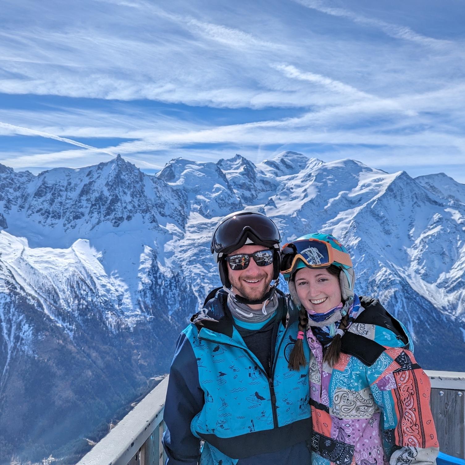 Skiing in Chamonix!