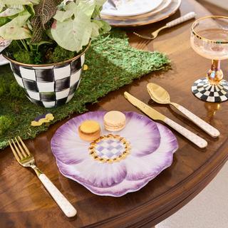 Rosy Check Bistro 5-Piece Flatware Set, Service for 1