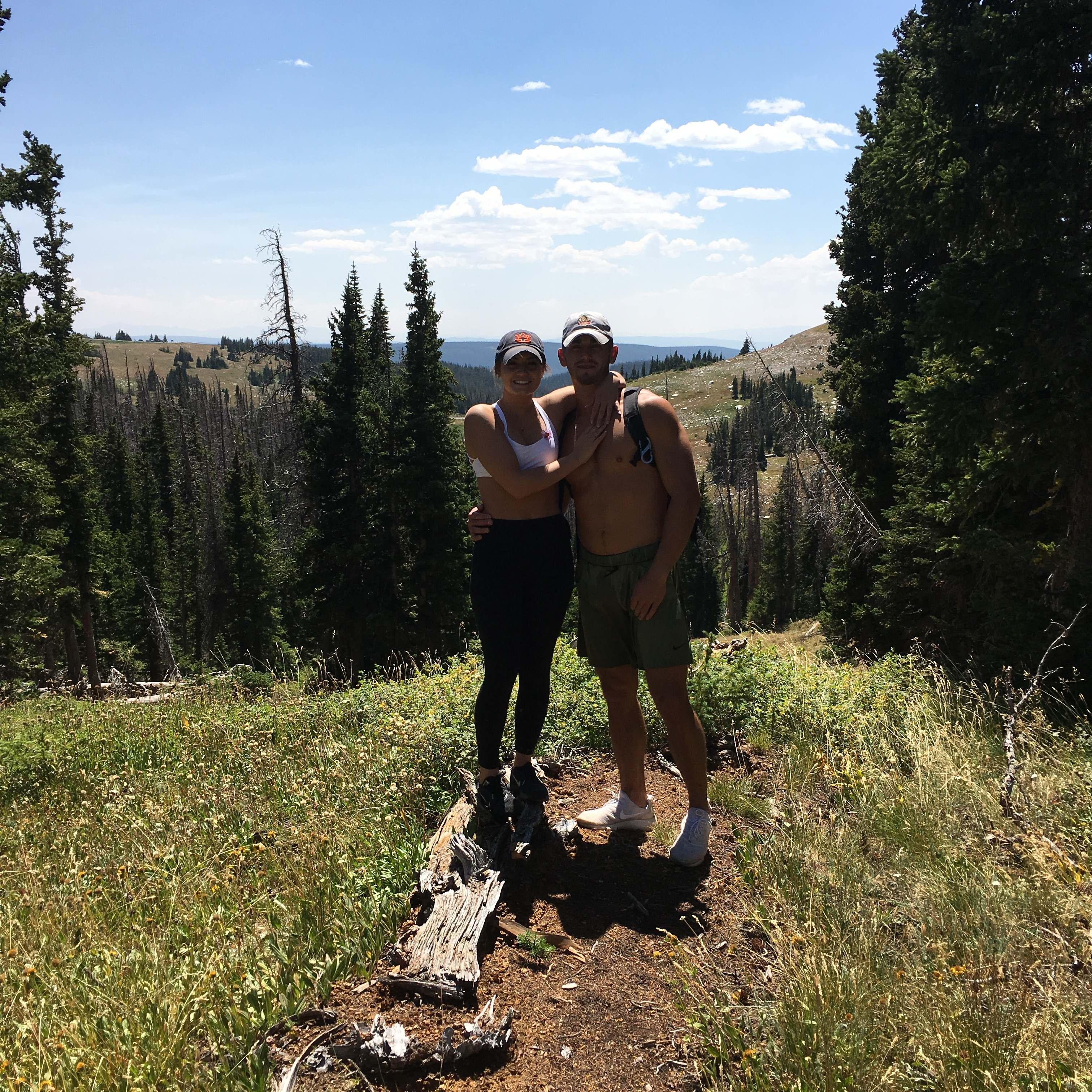 The longest hike ever in the beautiful Wyoming woods