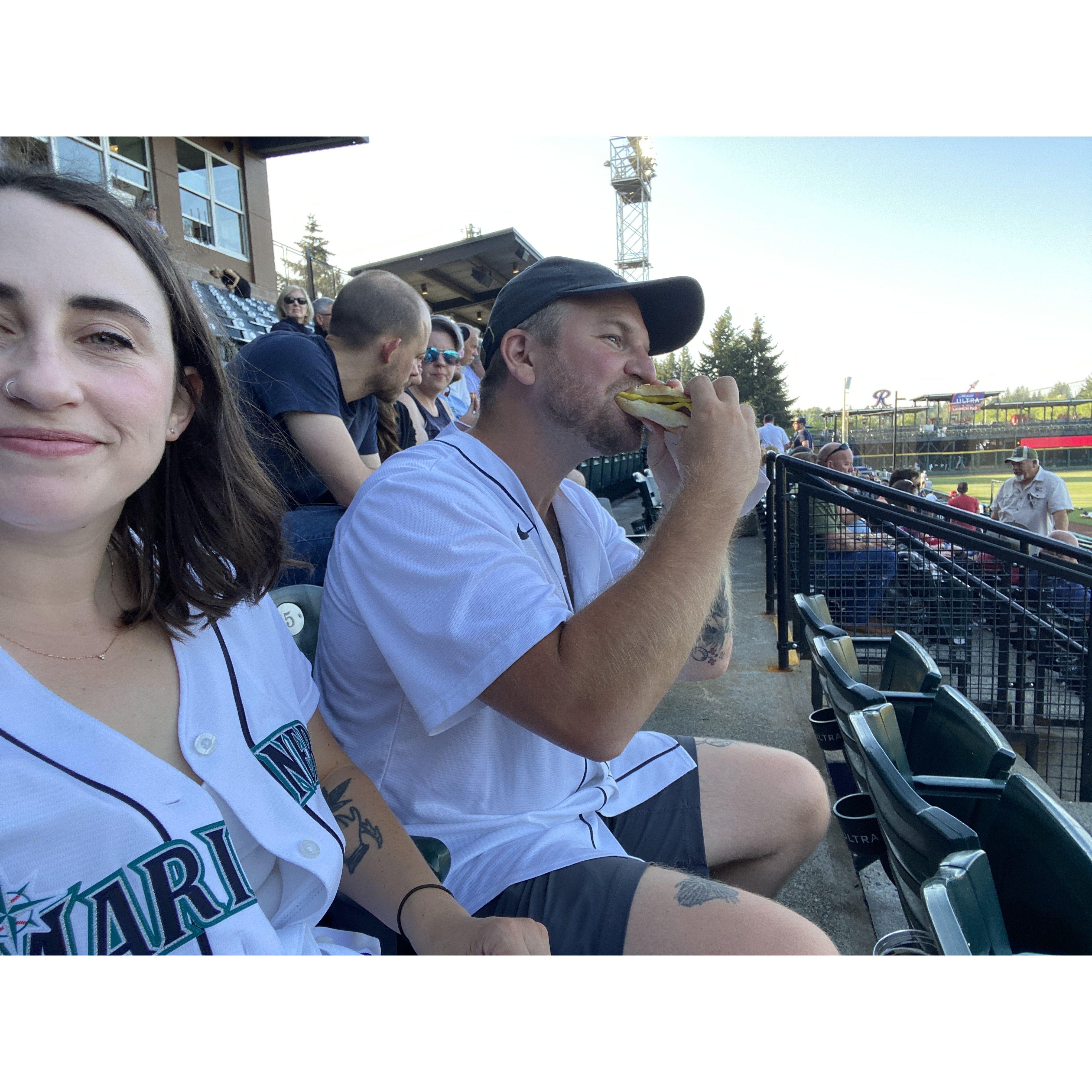 And ballpark dogs, of course.