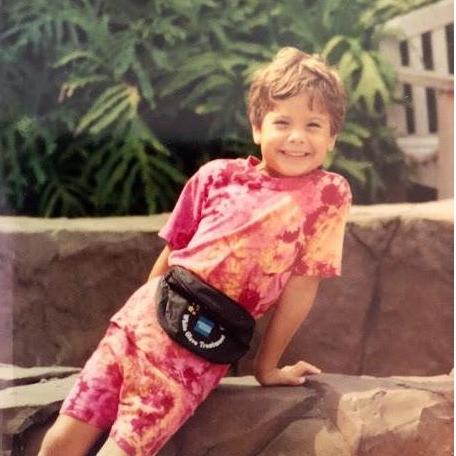 Alex loved tie dye as a kid!