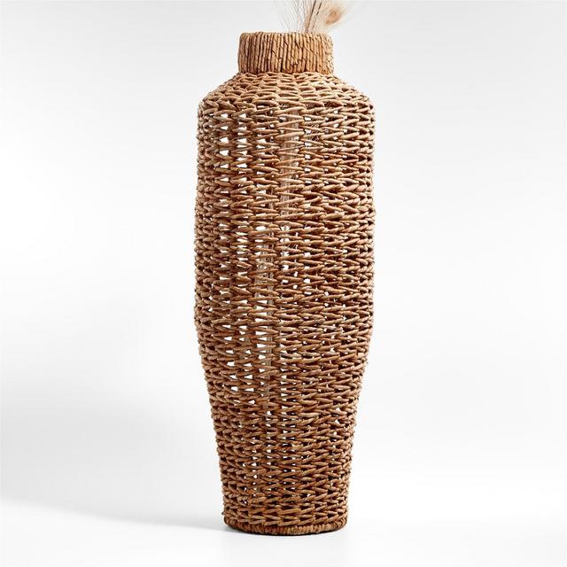 Large Woven Floor Vase