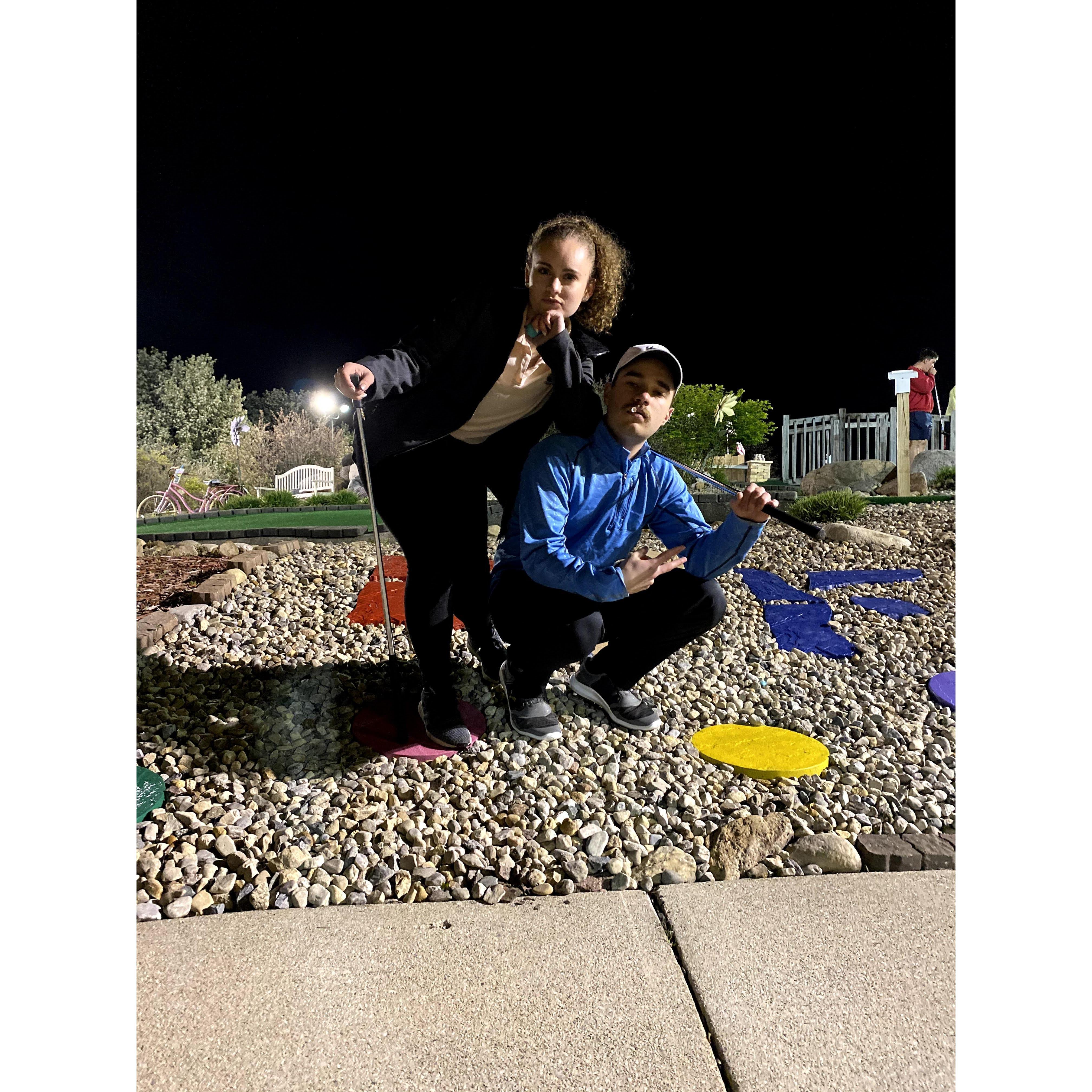 Mini golf has nothing on us!