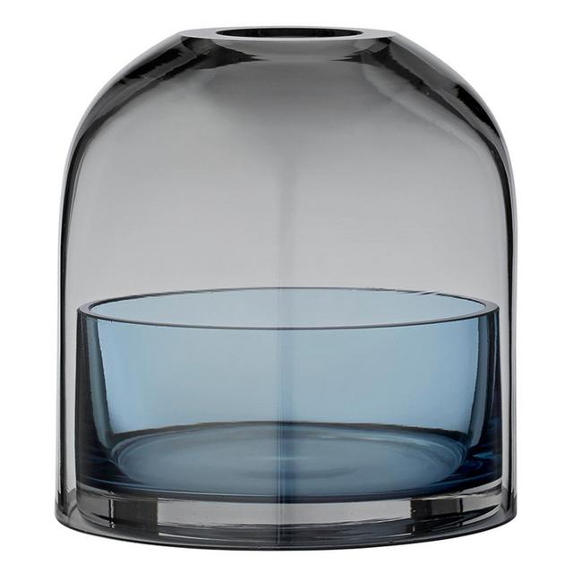 Tota tealight lantern, black - blue