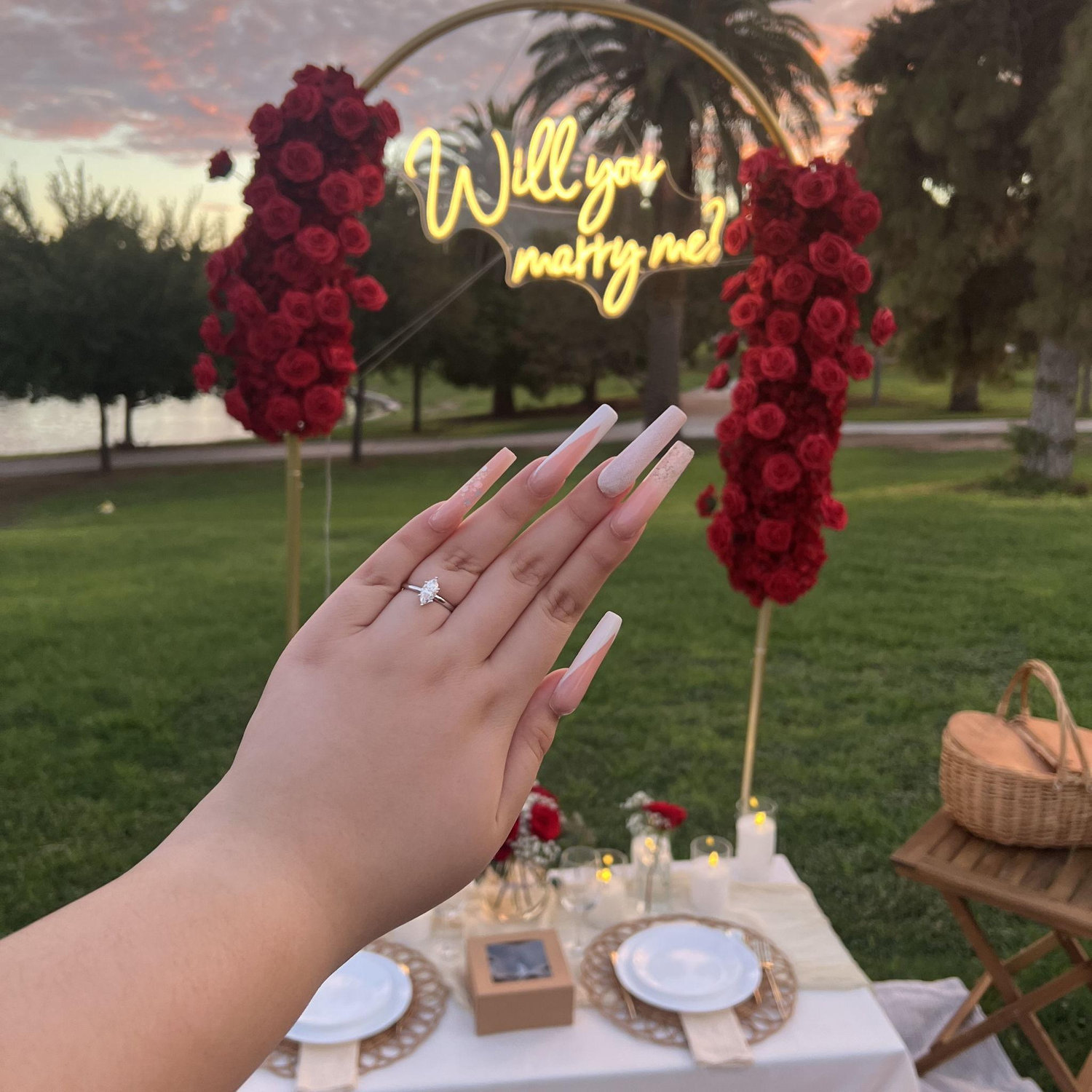 I was in awe of my ring!