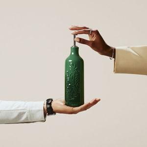 Olive Branch Oil Cruet - Color Artichaut