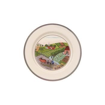 Design Naif Appetizer/Dessert Plate #4 - Plowing