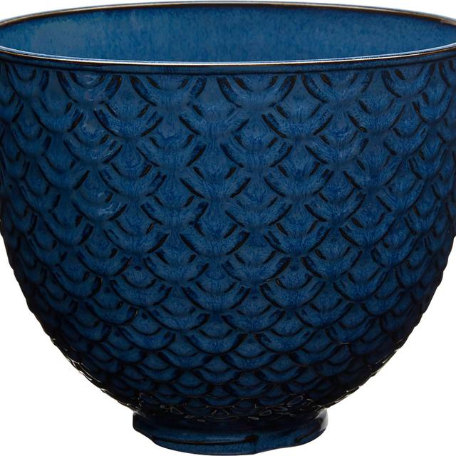 KitchenAid 5 Quart Blue Mermaid Lace Ceramic Bowl