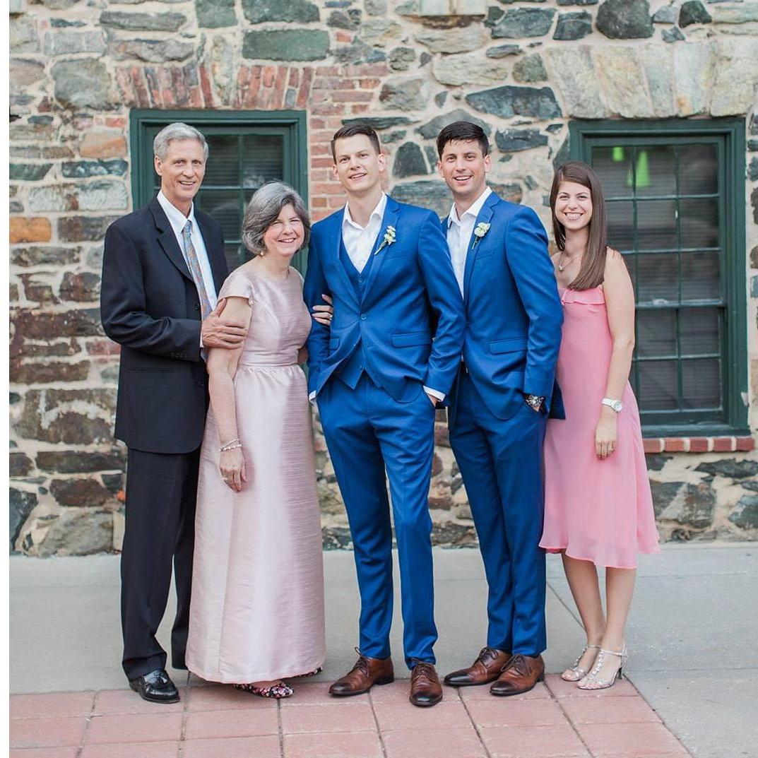 The Groom and his family.