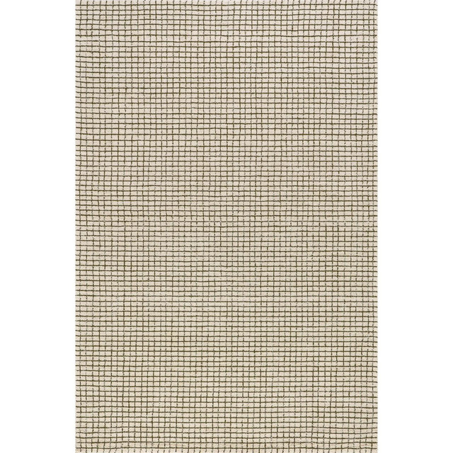 Nuloom Melrose Checked Wool Area Rug, 6' x 9', Green