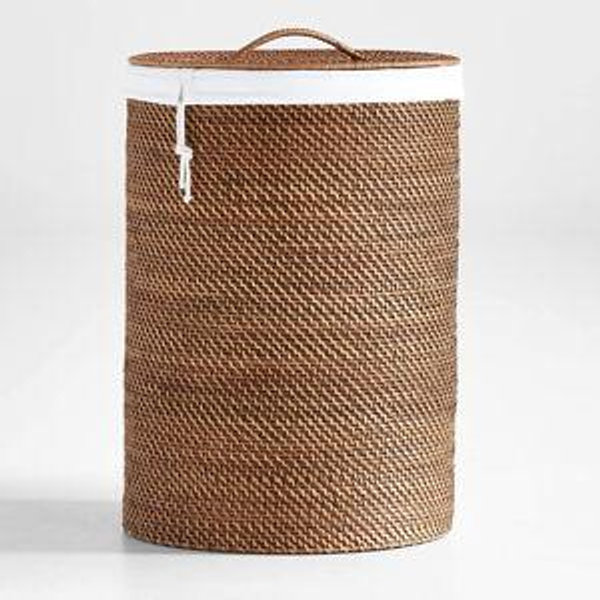 Crate and Barrel Laundry Hamper