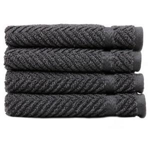 Herringbone Washcloths 4pc Gray - Linum Home Textiles®