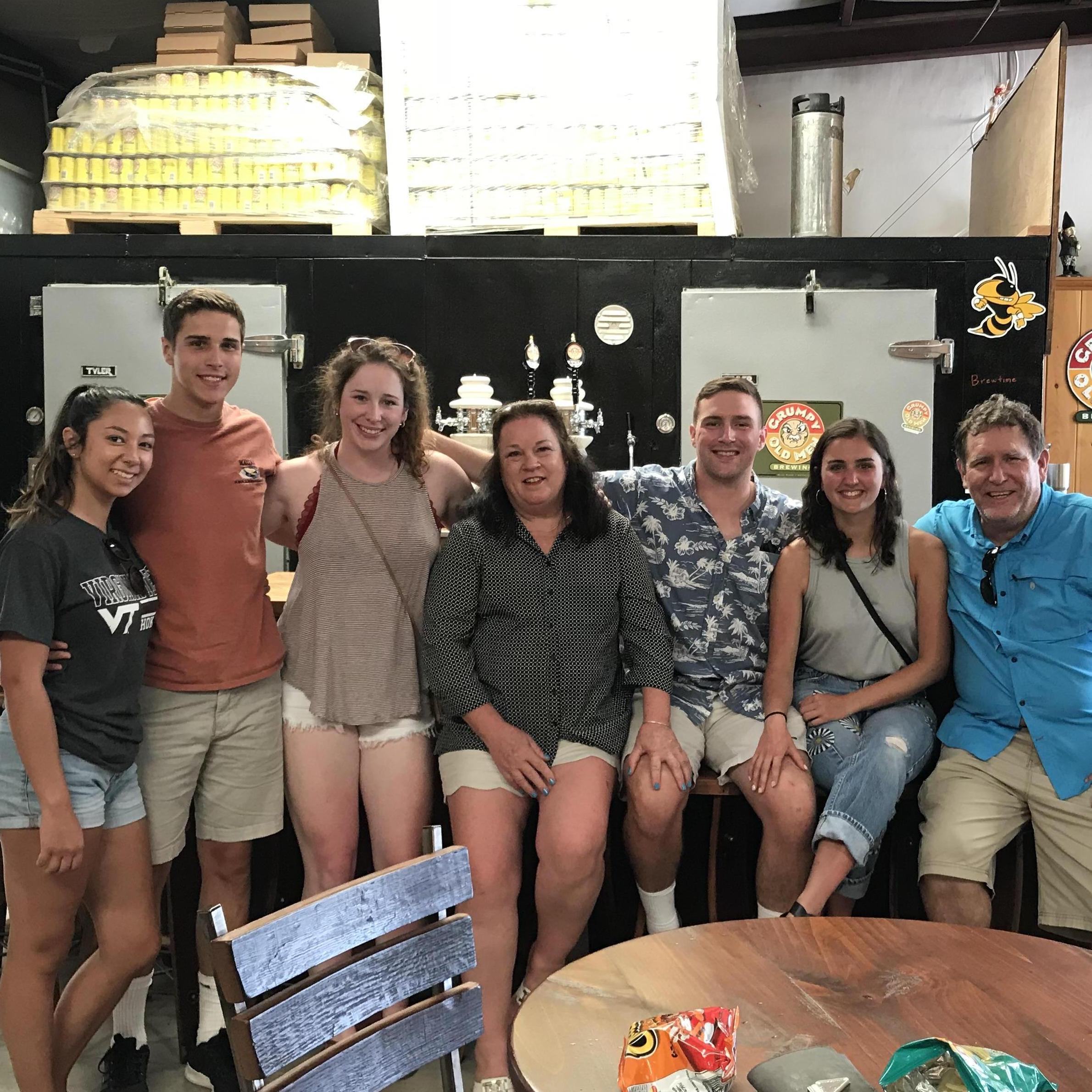 Vacationing in Georgia with Jack's family.