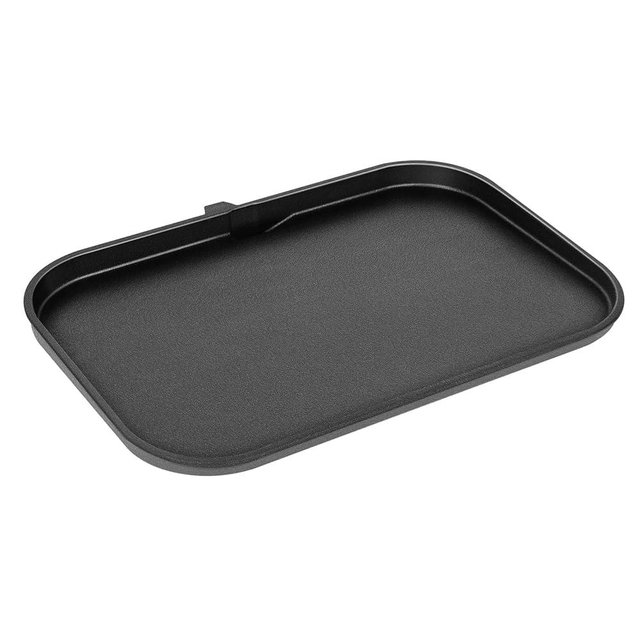 GRILL FORCE Non-Stick Griddle Plate for Ninja Woodfire Pro XL, Fit OG800 and OG900 Series, Cast Iron Flat Top Griddle Plate, Grill Pan with Oil Hole, Ninja Woodfire XL Grill Accessories,Insert