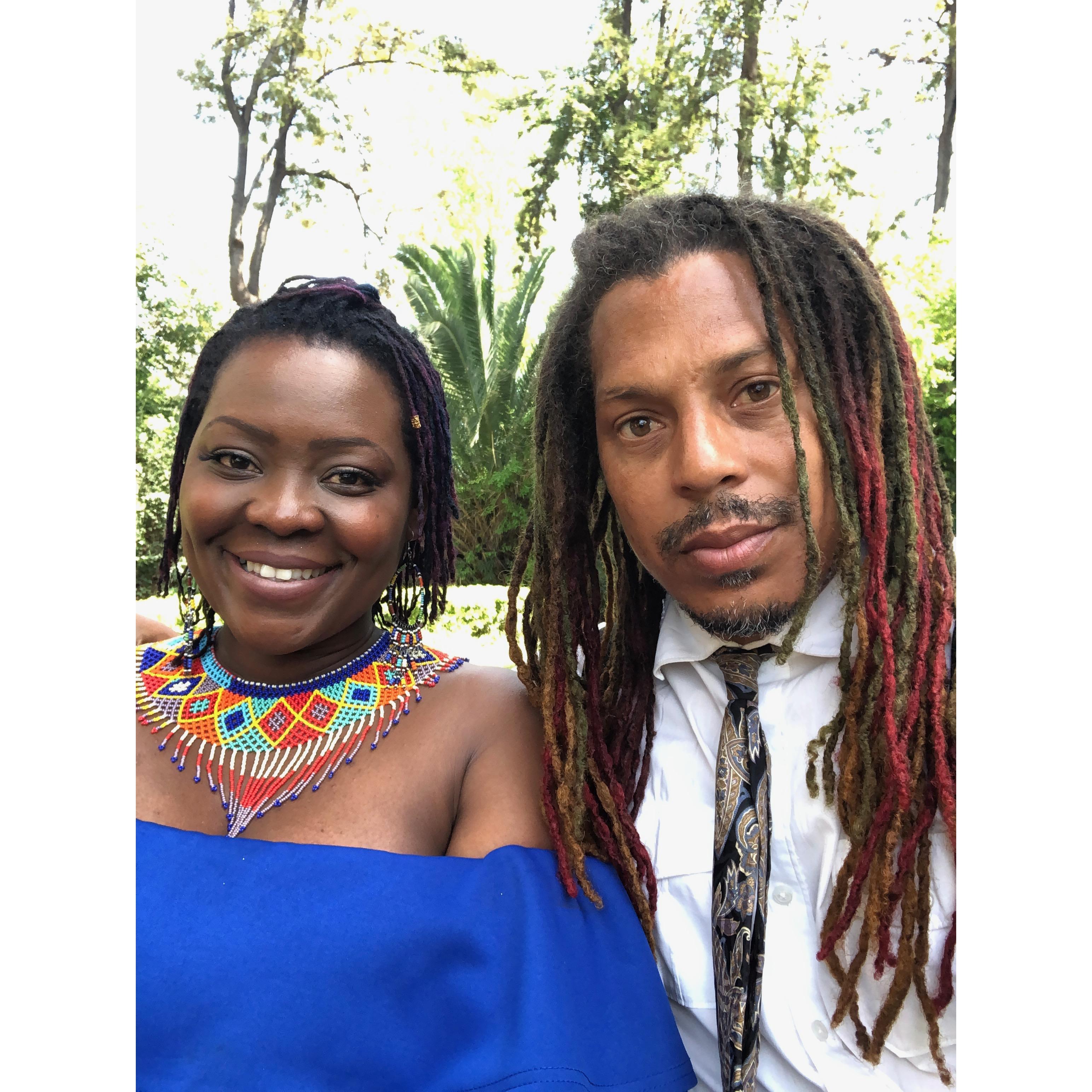 Stylin at our doula's wedding.