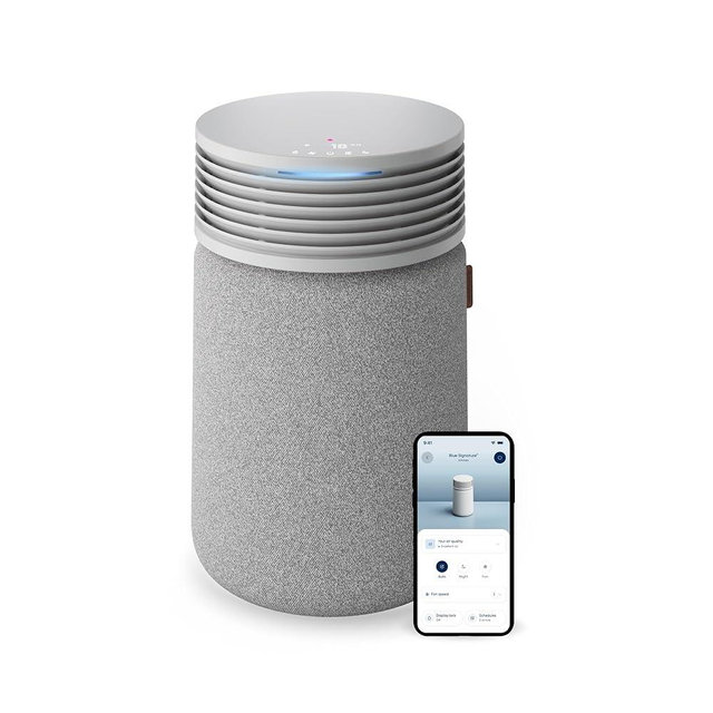 BLUEAIR Blue Signature SP3i Air Purifier for Medium Rooms up to 498 sq ft, HEPASilent Filtration, WiFi Smart Control, Auto Mode, Odor & Smoke Removal, Pet Hair & Dust, AHAM Verified, Table Design