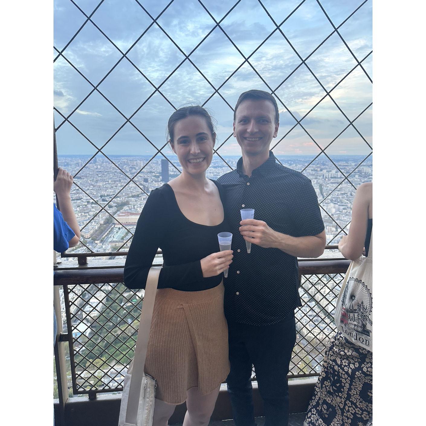 Paris (only Ajdin could convince Jenna to go up to the top of the Eiffel tower)