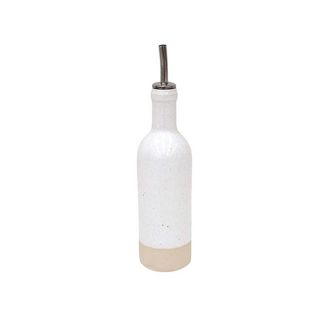Casafina Fattoria Collection Stoneware Ceramic Cruet 12 oz, White