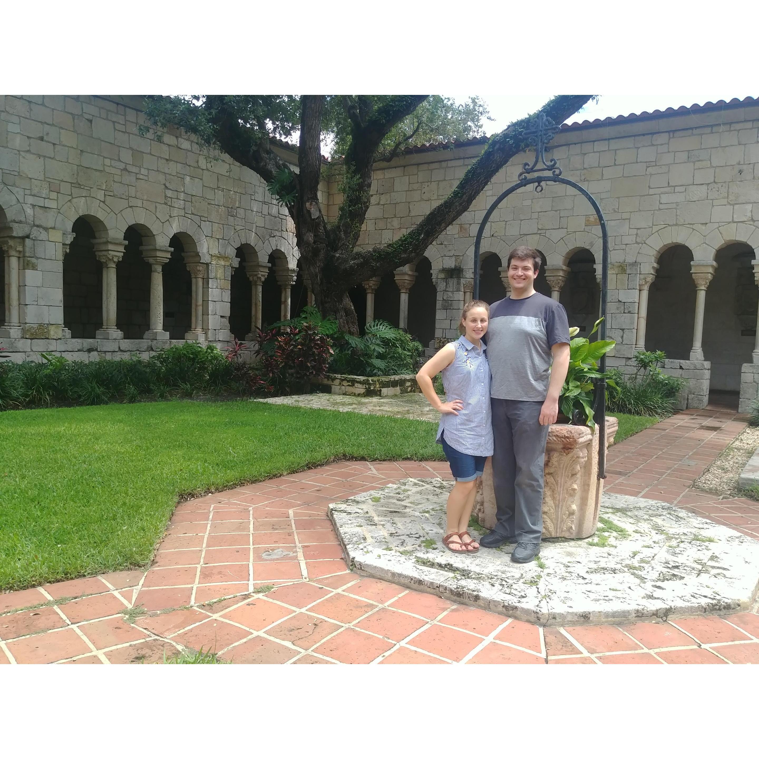 At the Ancient Spanish Monastery in Miami!