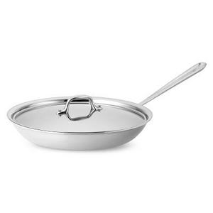 All-Clad D3 Tri-Ply Stainless-Steel Traditional Covered Fry Pan, 12"