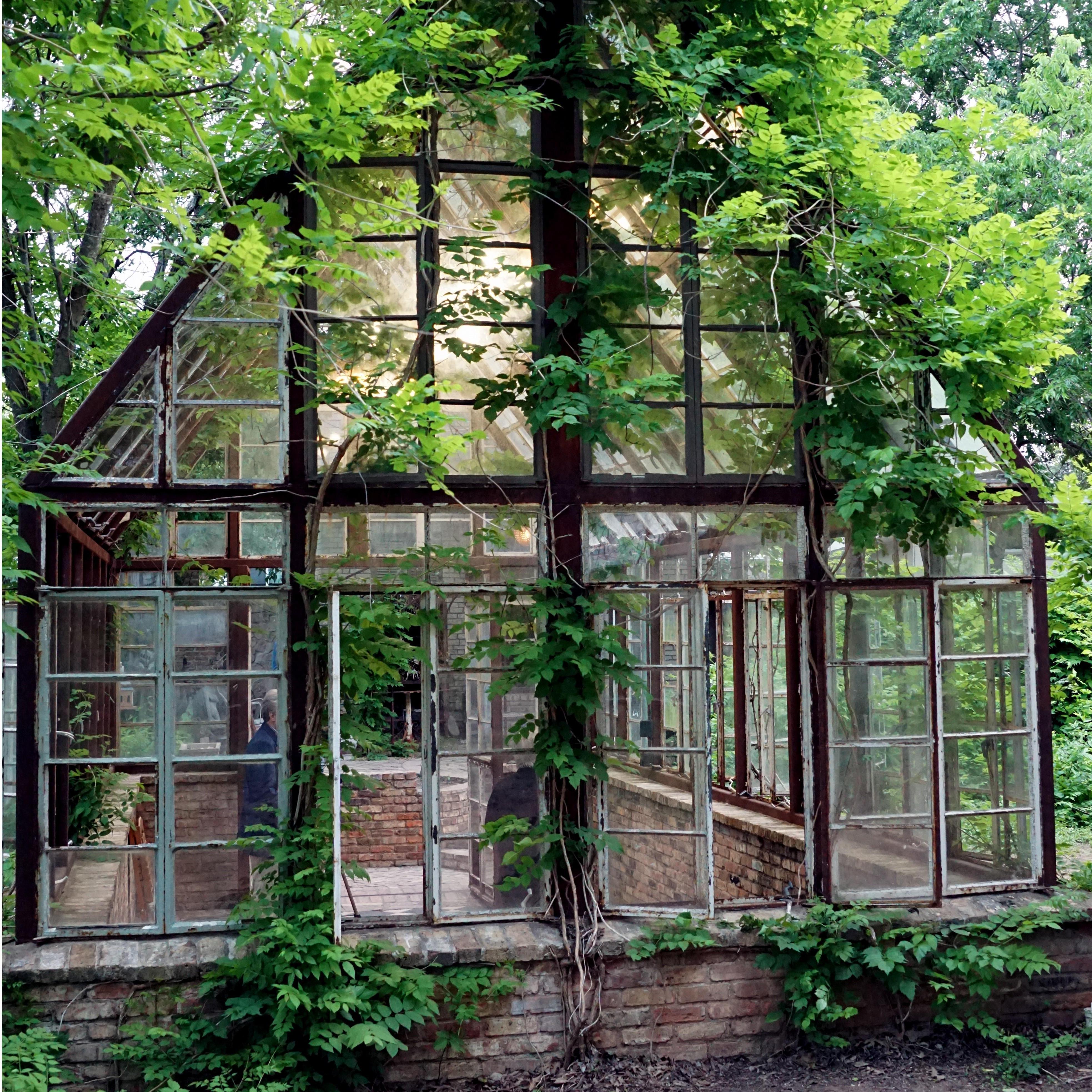 Antique greenhouse, scene of the ceremony.