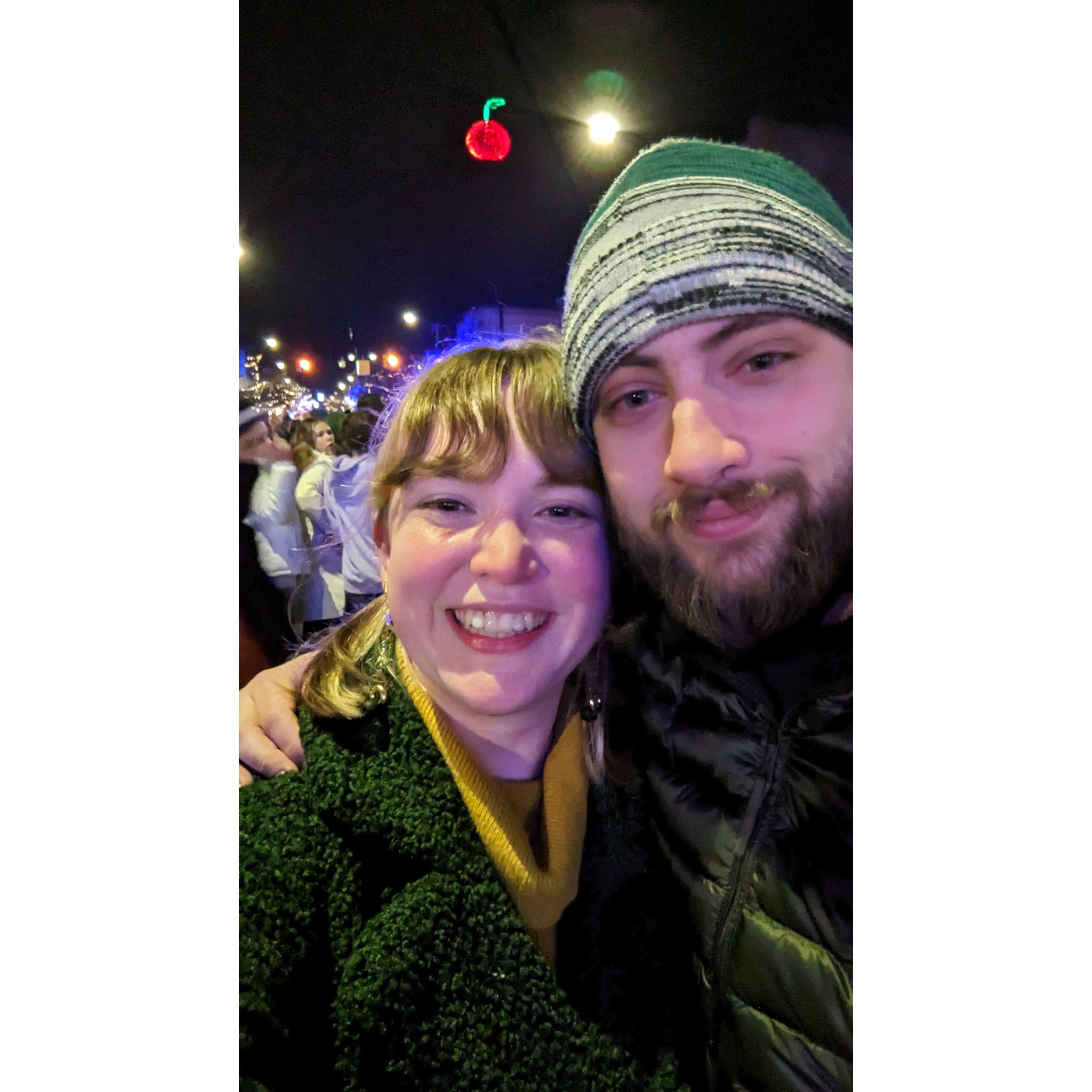 Traverse City Cherry Drop for the new year of 2023