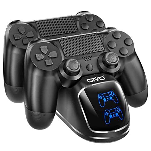 PS4 Controller Charger Dock Station, OIVO Controller Charging Dock with Upgraded 1.8Hours-Charging Chip, Charging Dock Station Compatible with Playstation 4 Controller (Regular/Slim/Pro)