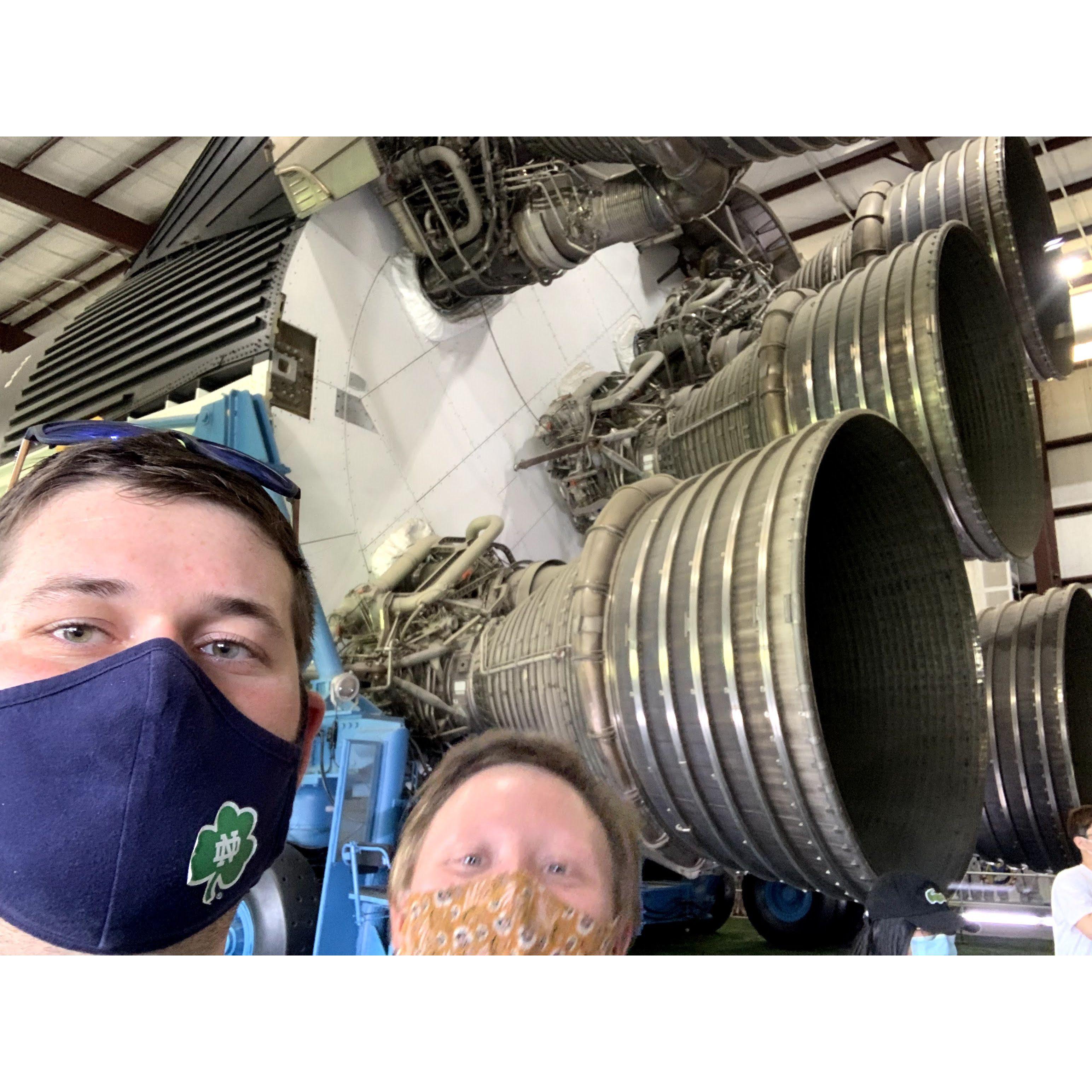 Visiting Jeff & Renee (and the Saturn V at the Space Center) in Houston!