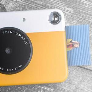KODAK PRINTOMATIC Instant Print Camera - Yellow