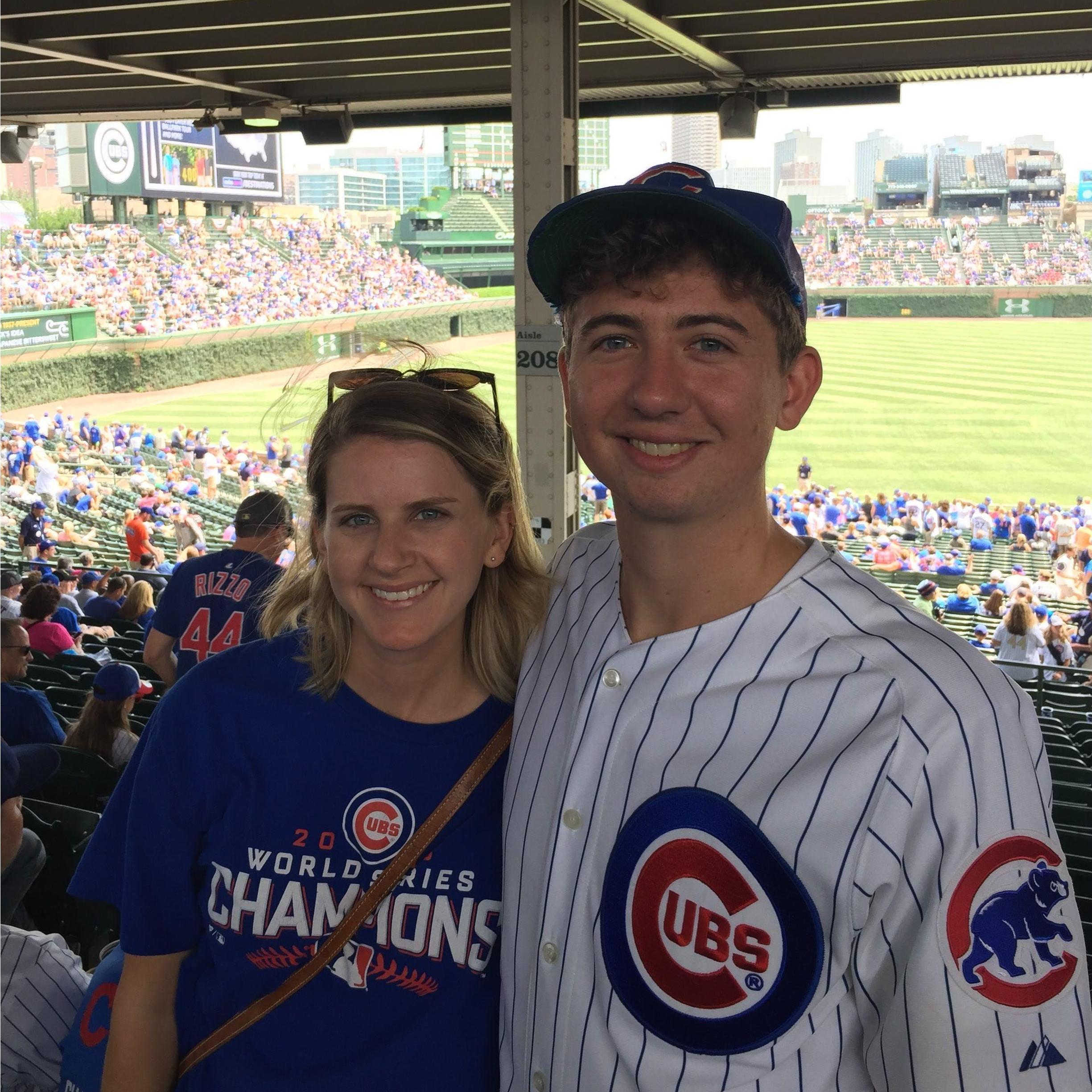 First Cubbies game together