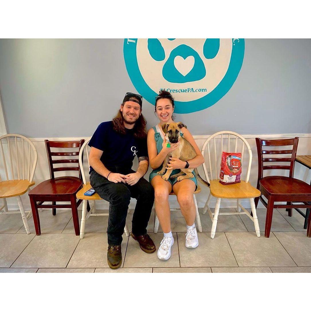 First day they met their baby boy, Loki <3